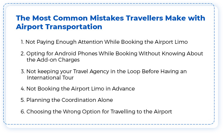 The Most Common Mistakes Travellers Make with Airport Transportation
